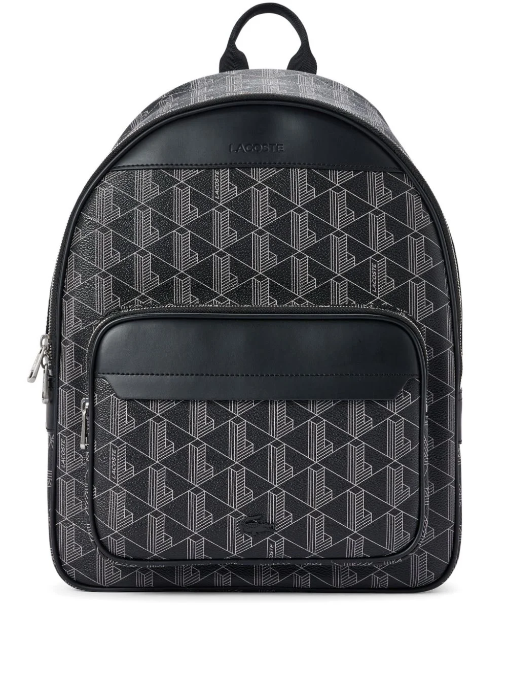 monogram-print backpack - 1