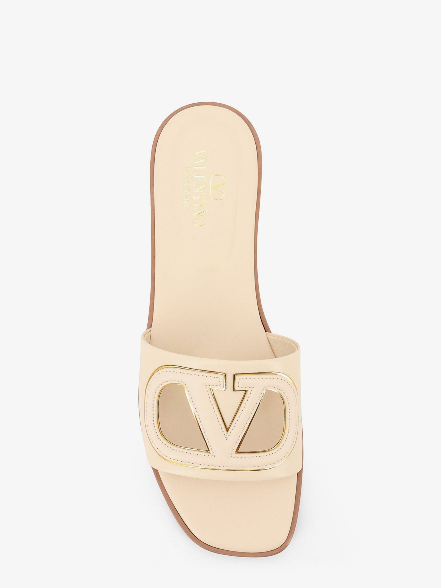 Valentino Garavani Vlogo Cut-Out Leather Slides - 4