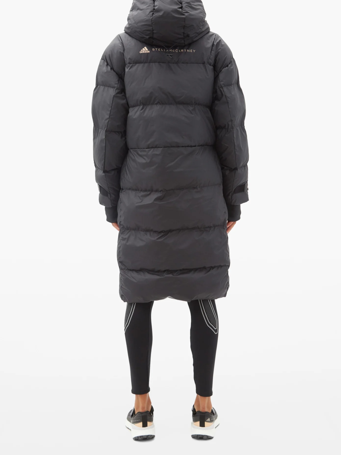 Oversized hooded quilted recycled-shell coat - 5