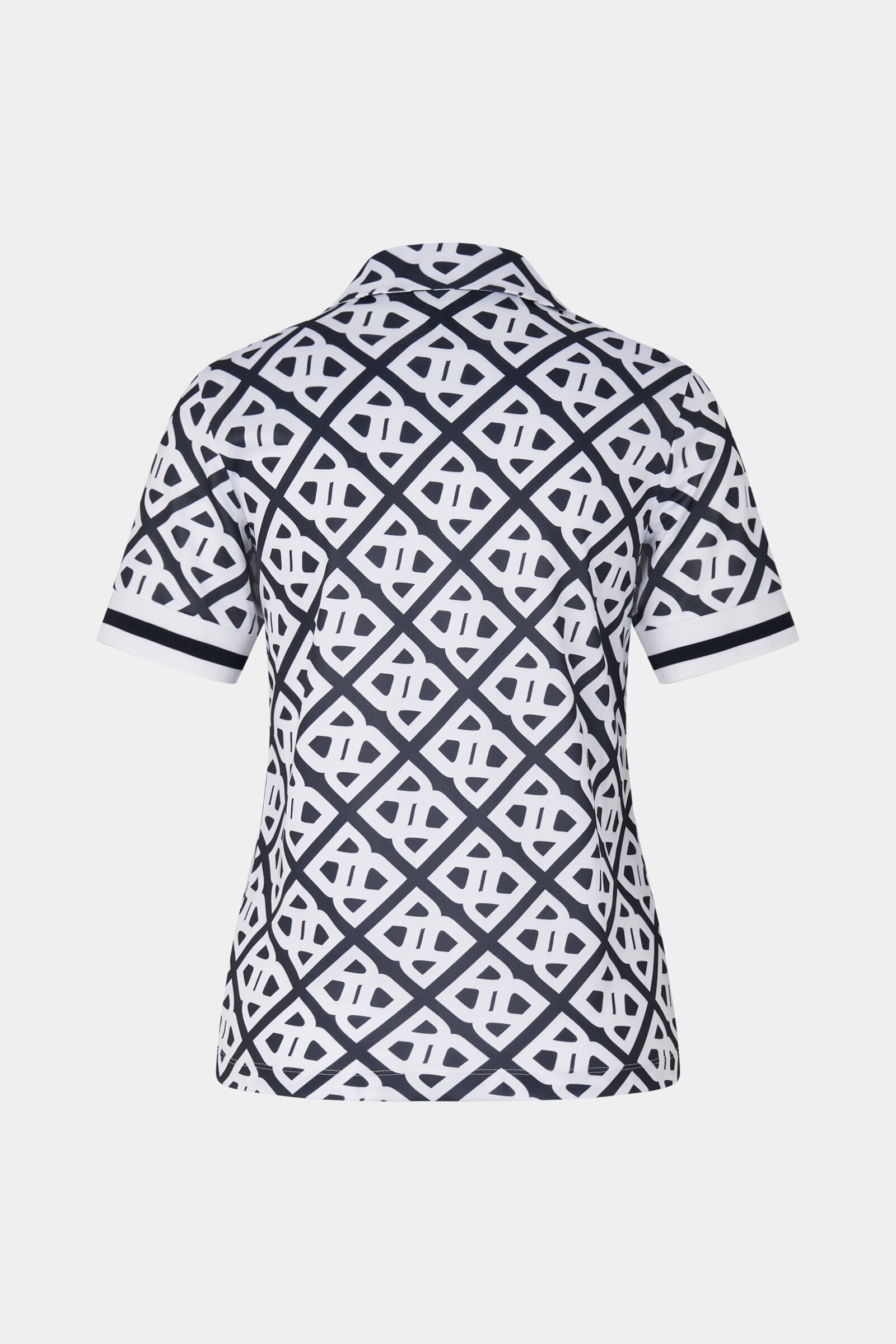 Calysa functional polo shirt in Navy blue/White - 5
