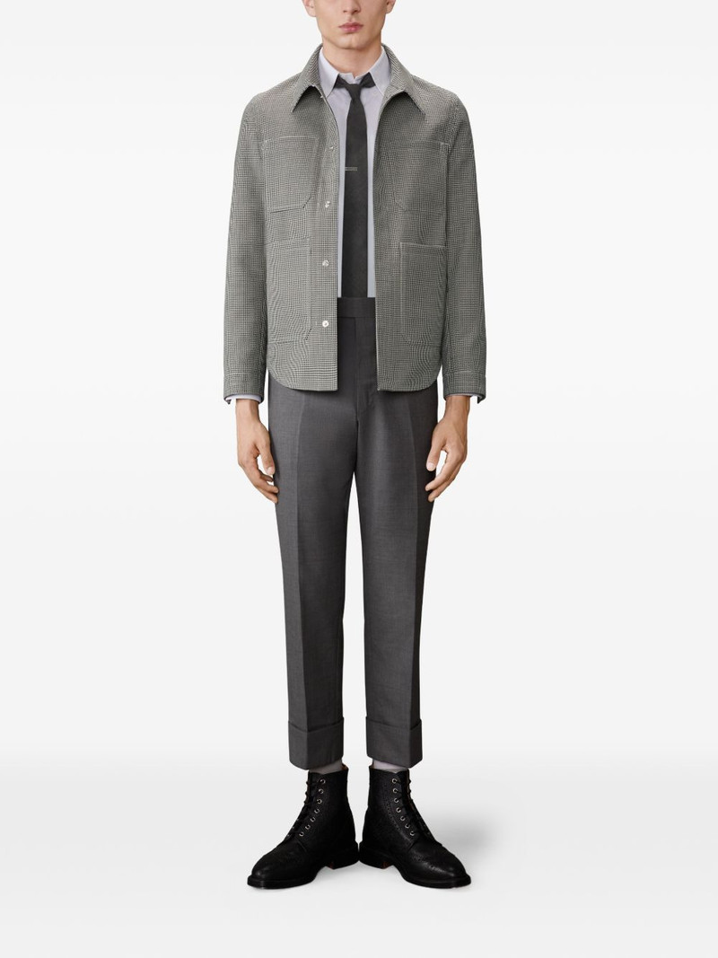 Thom Browne houndstooth shirt jacket outlook