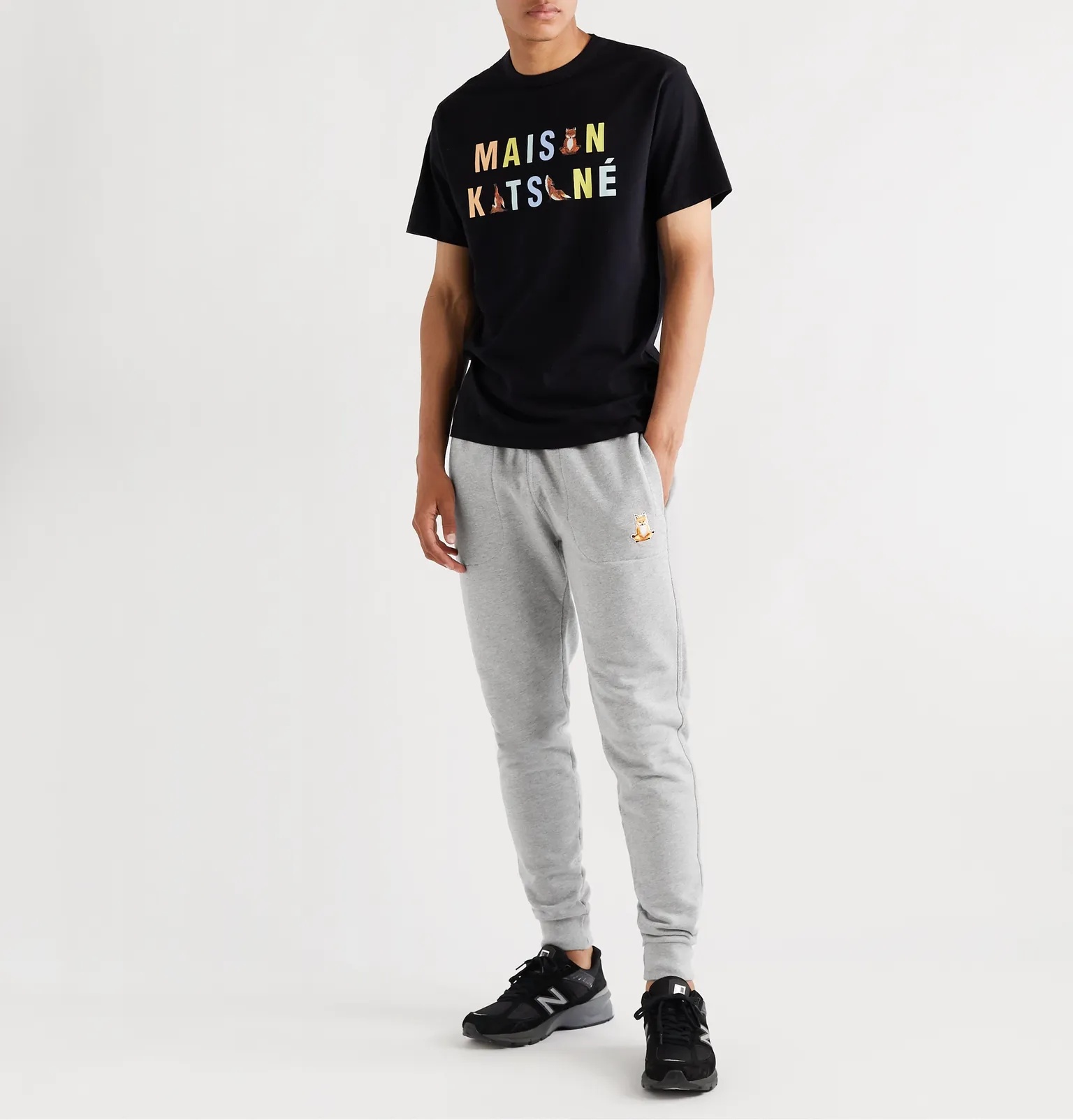 Slim-Fit Logo-Appliquéd Loopback Cotton-Jersey Sweatpants - 2