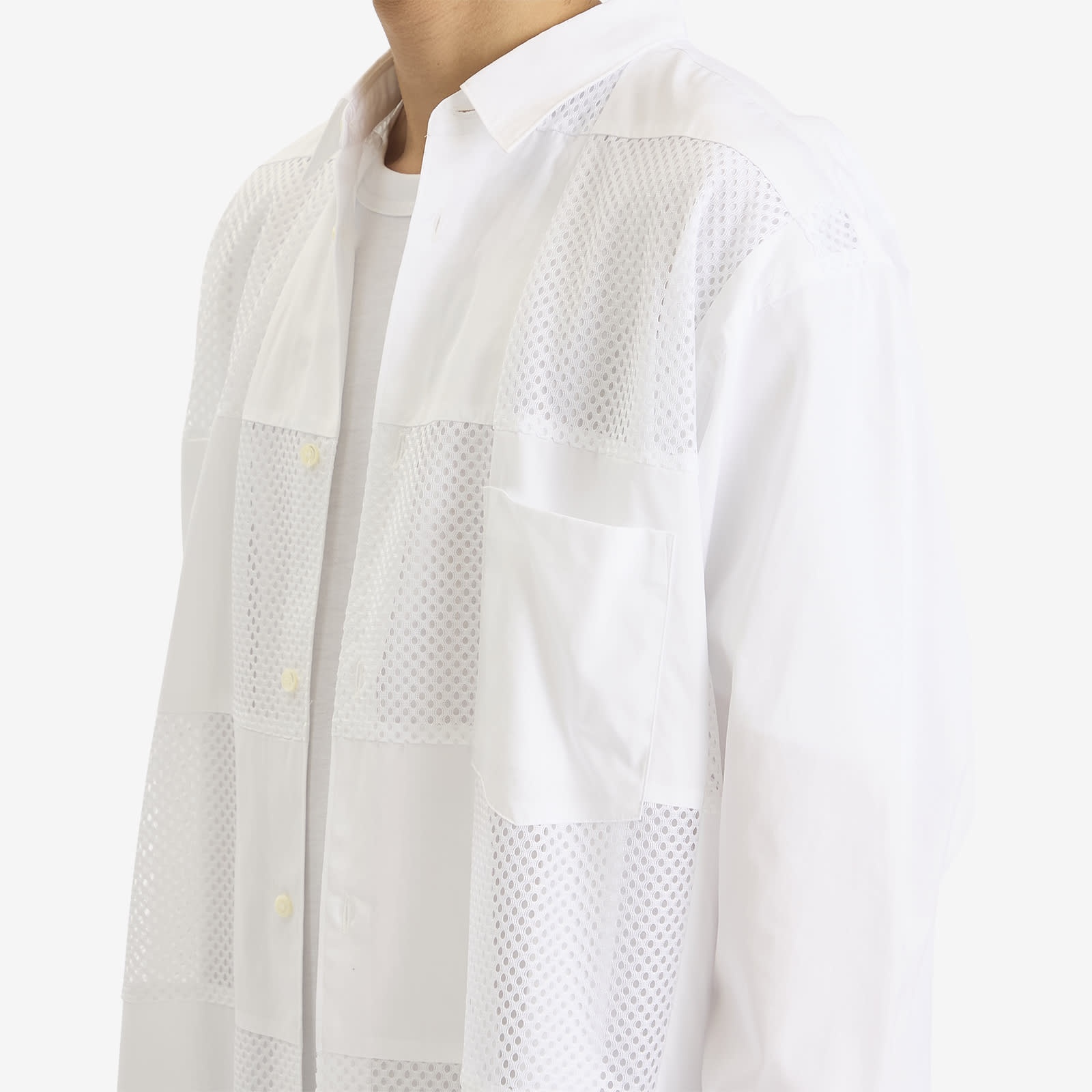 Comme des Garçons Homme Plus Patchwork Button Down Shirt - 5