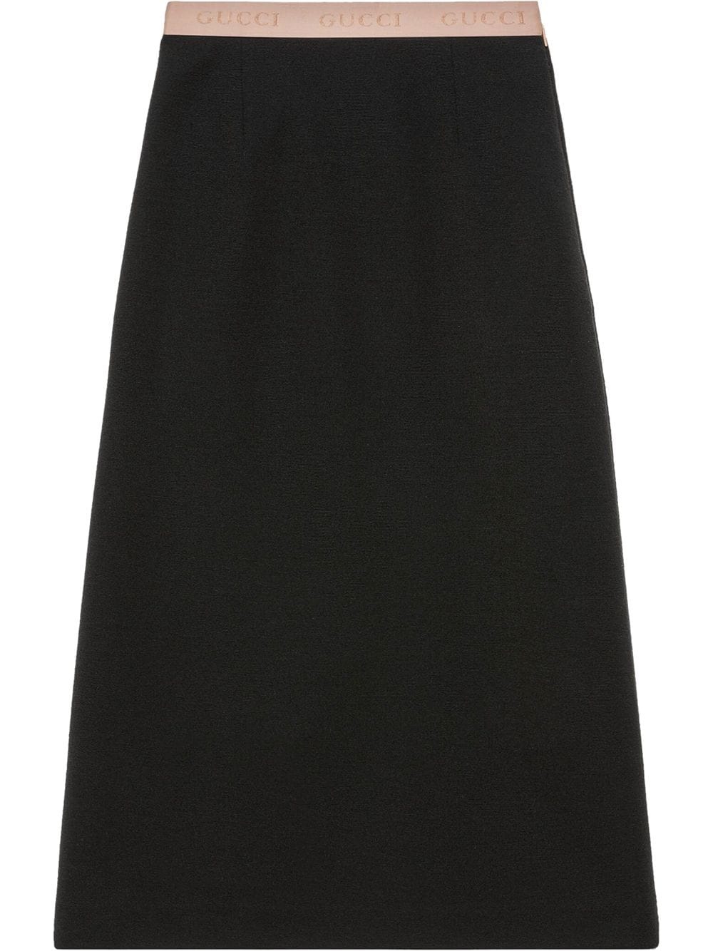 logo waistband skirt - 1