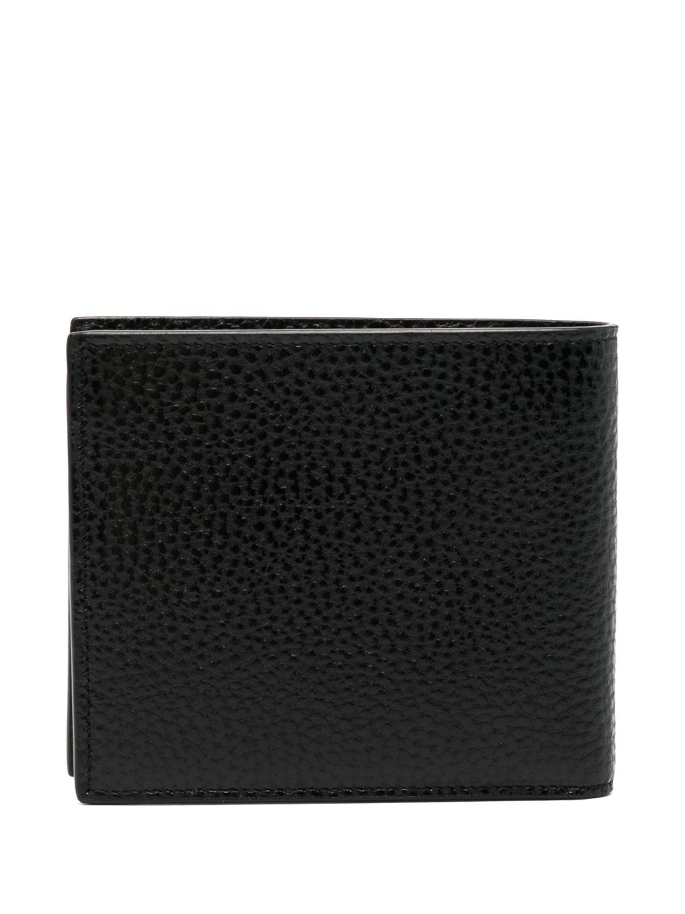 logo-plaque leather wallet - 2