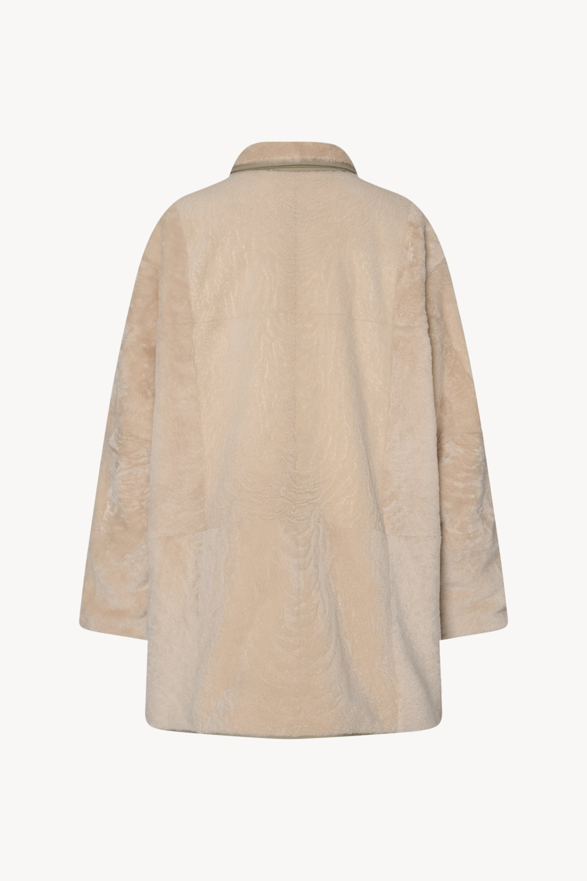 Aurelia Coat in Shearling and Nylon - 2