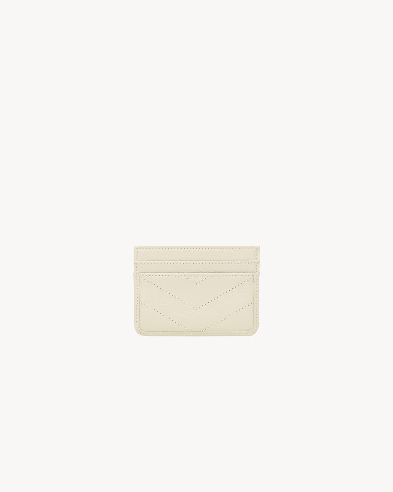 SAINT LAURENT NIKI CARD CASE IN VINTAGE LEATHER outlook