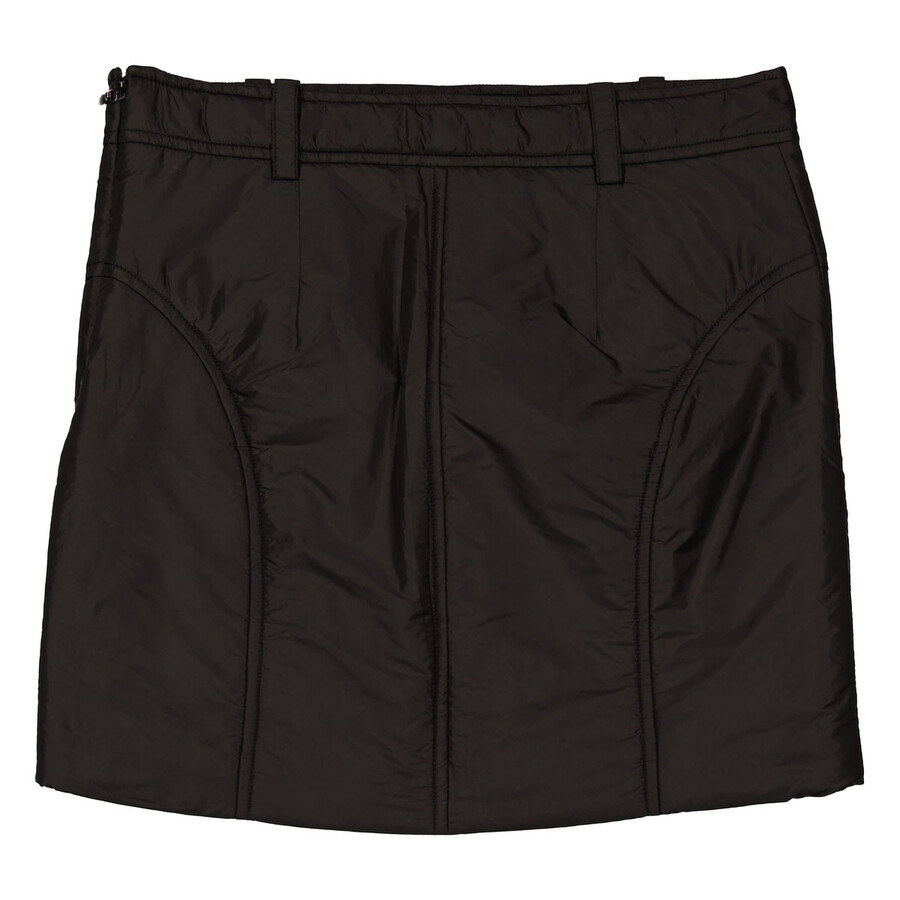 Khaite Ladies Black Mitsi Kjol Padded Mini Skirt - 5