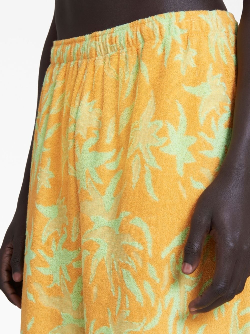 graphic-print drop-crotch shorts - 5