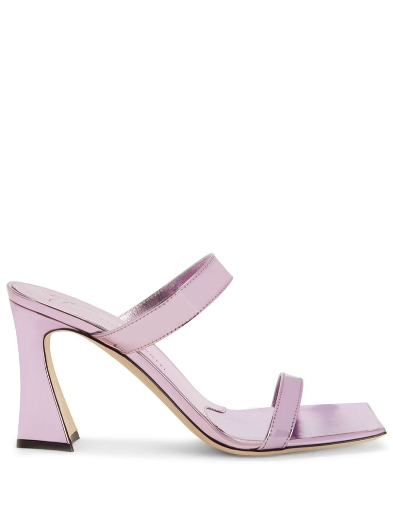 Flaminia 85mm open-toe mules 1