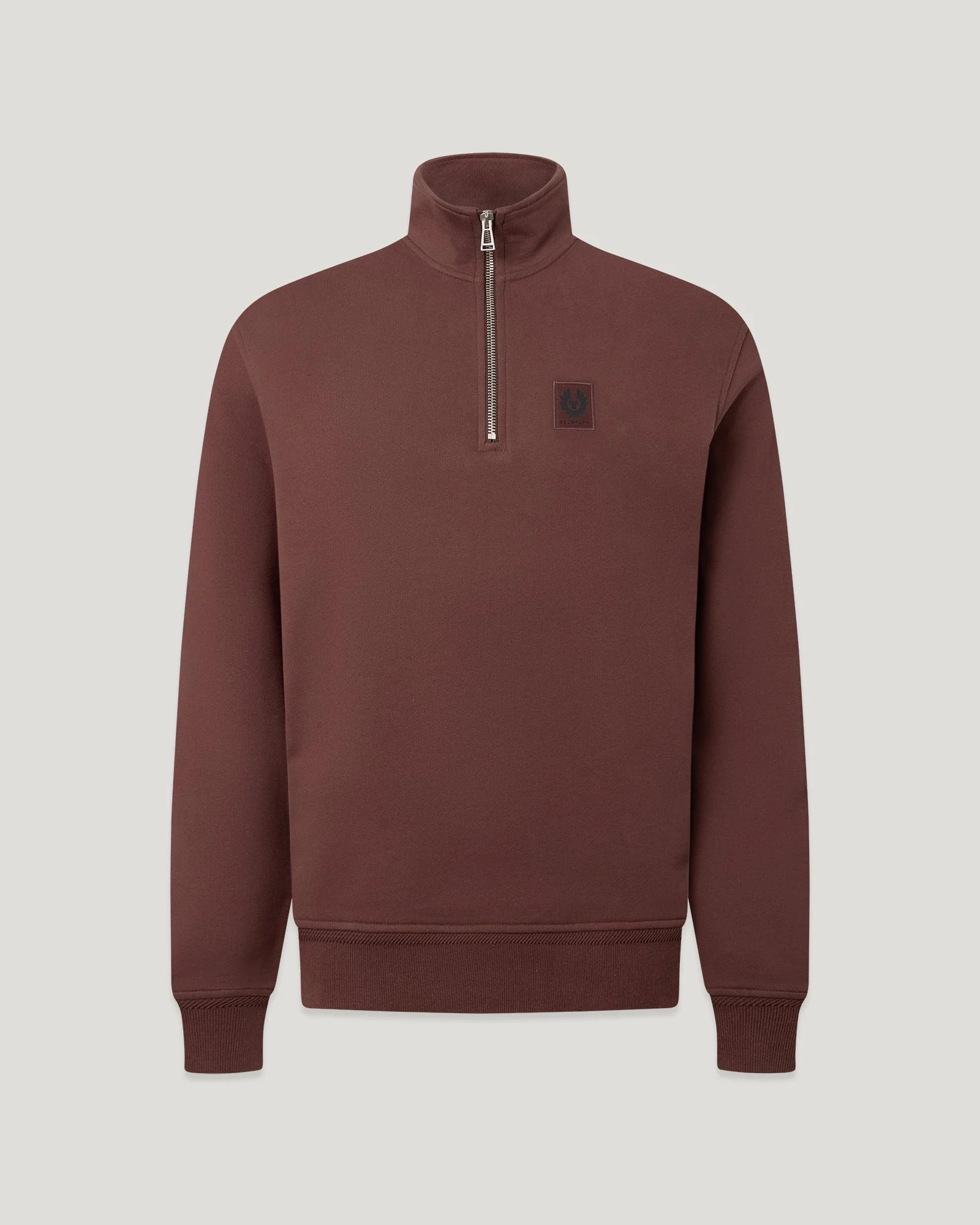 BELSTAFF QUARTER ZIP SWEATSHIRT - 1
