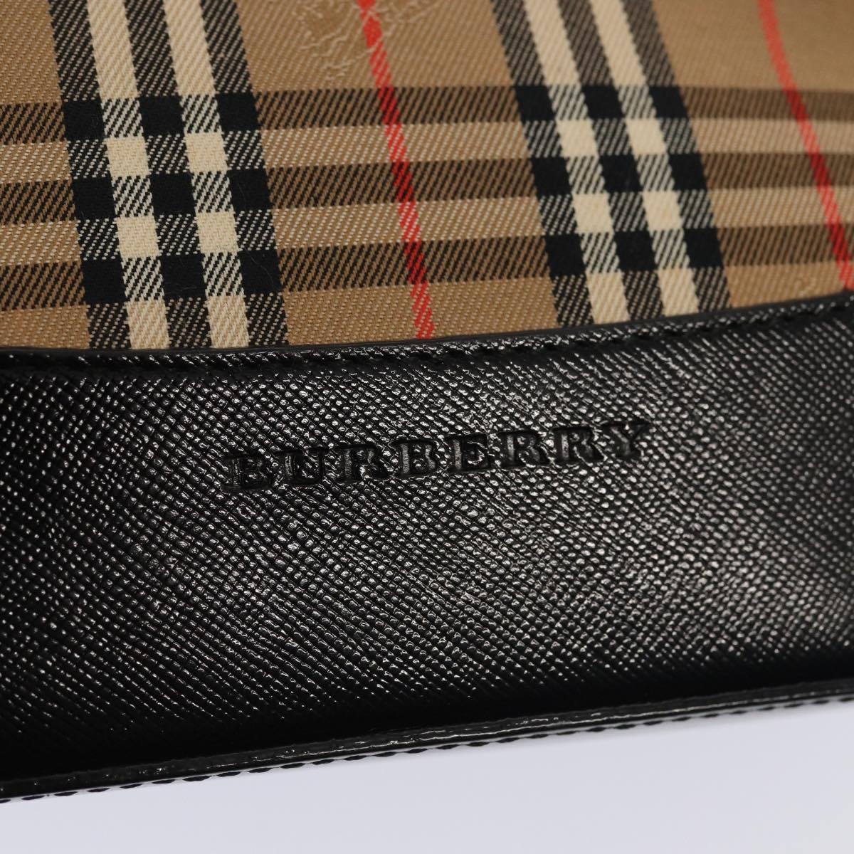 Burberry Nova Check Tote Bag Canvas Beige Gold - 16
