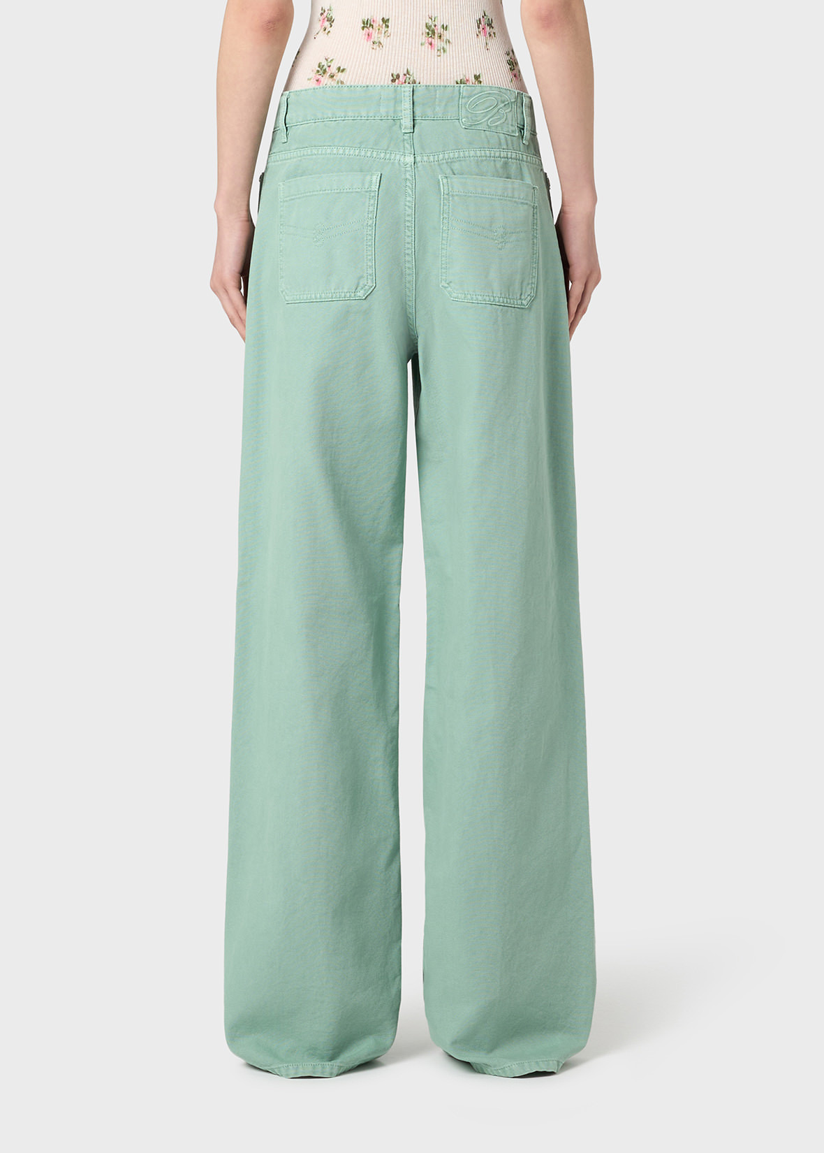 BOY FIT COTTON BULL PANTS - 4