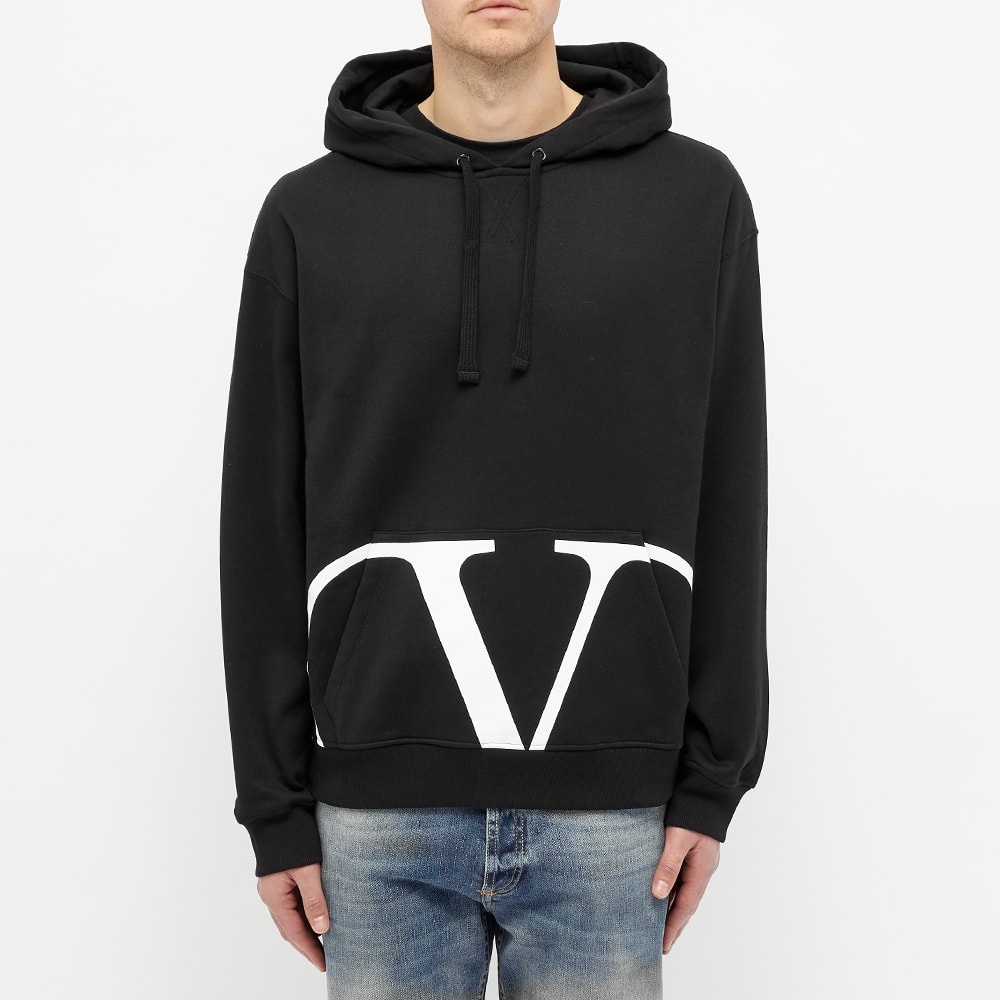 Valentino Go Logo Popover Hoody - 4