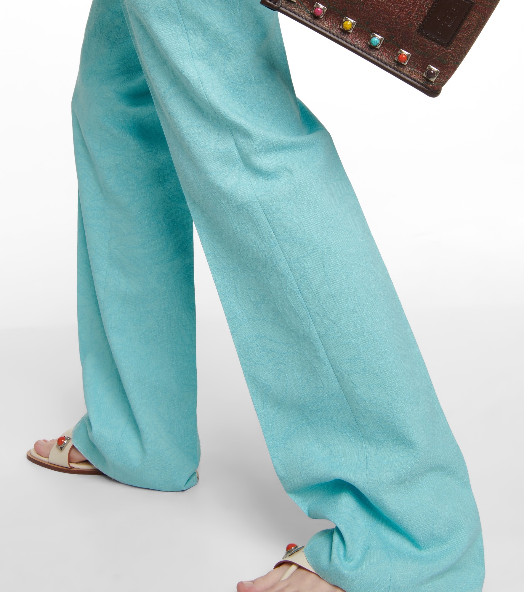 High-rise straight pants - 5