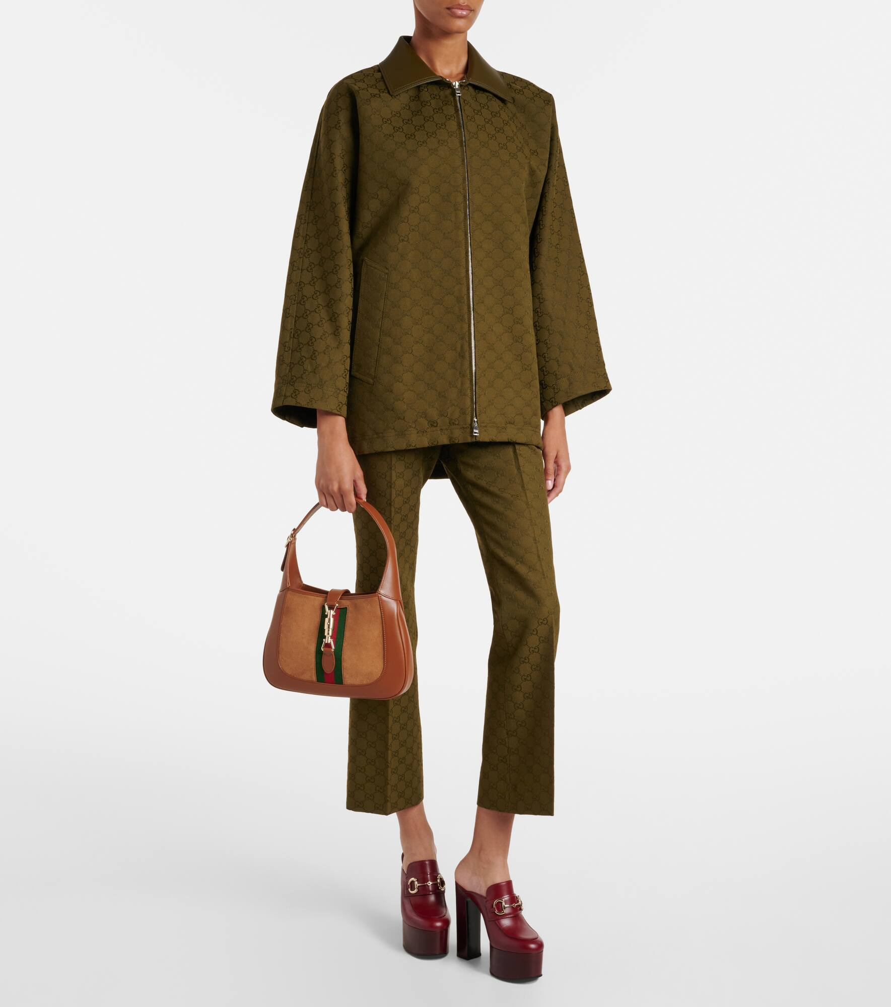Horsebit leather platform mules - 3