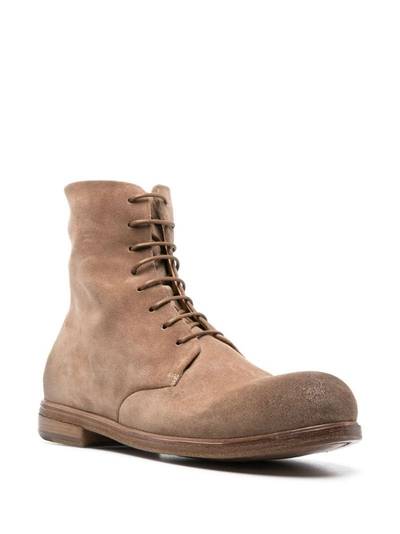 Marsèll lace-up suede ankle boots outlook