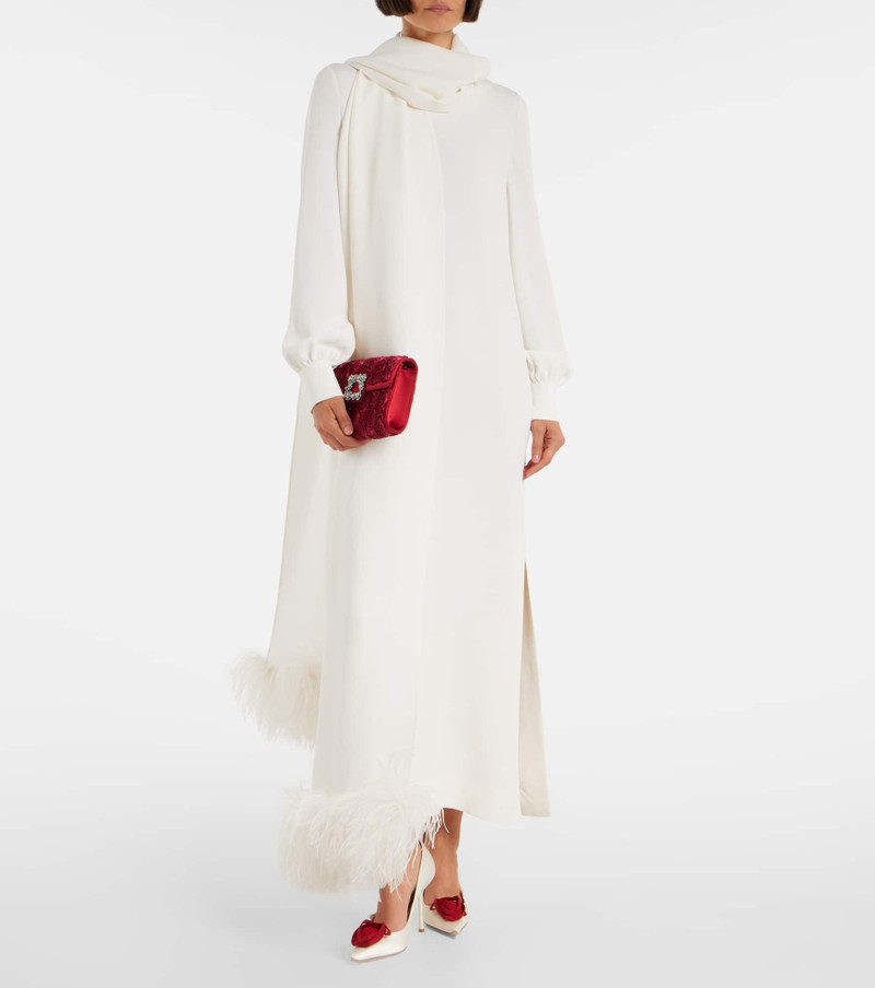 Roger Vivier Epine Rose 100 floral satin pumps outlook