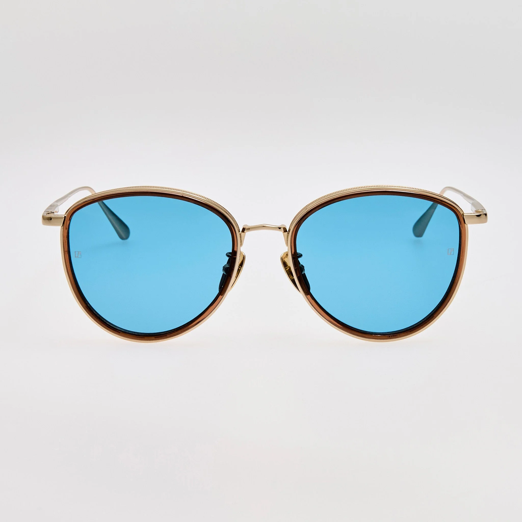 Dahlia Sunglasses in Aqua - 1