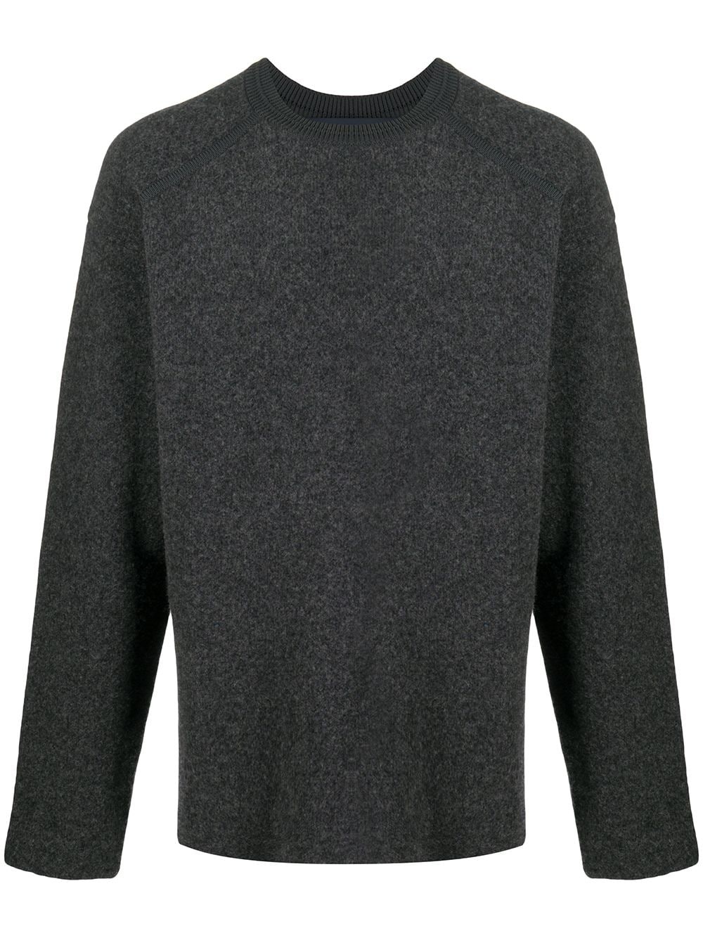 raglan-sleeves crew-neck jumper - 1