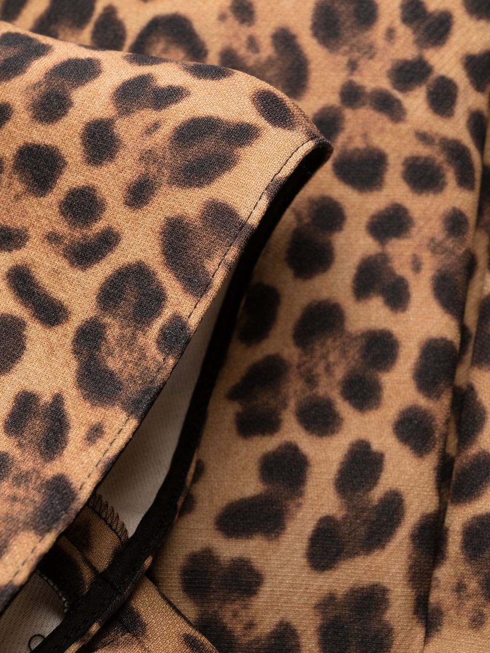 leopard print minidress - 7