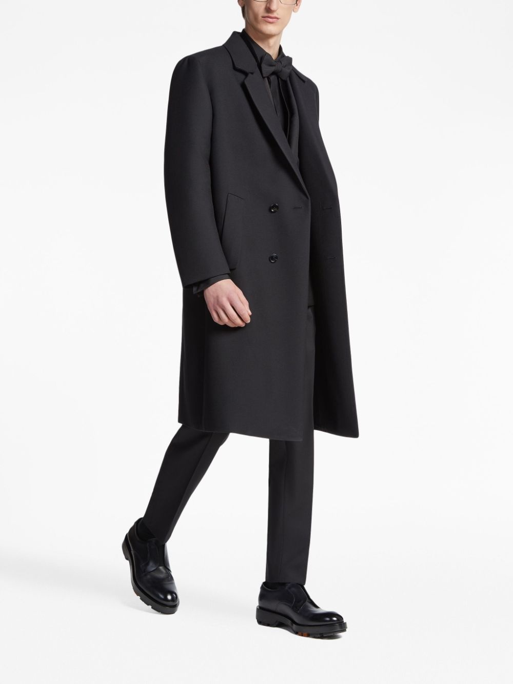 wool-mohair tailored trousers - 2