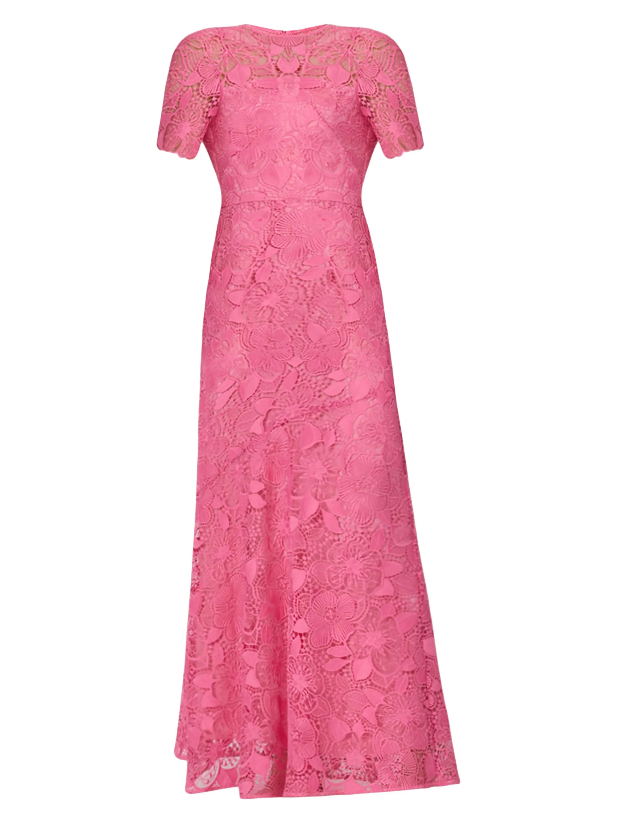 Women's Ellie Lace A-Line Gown - Fuchsia - 1