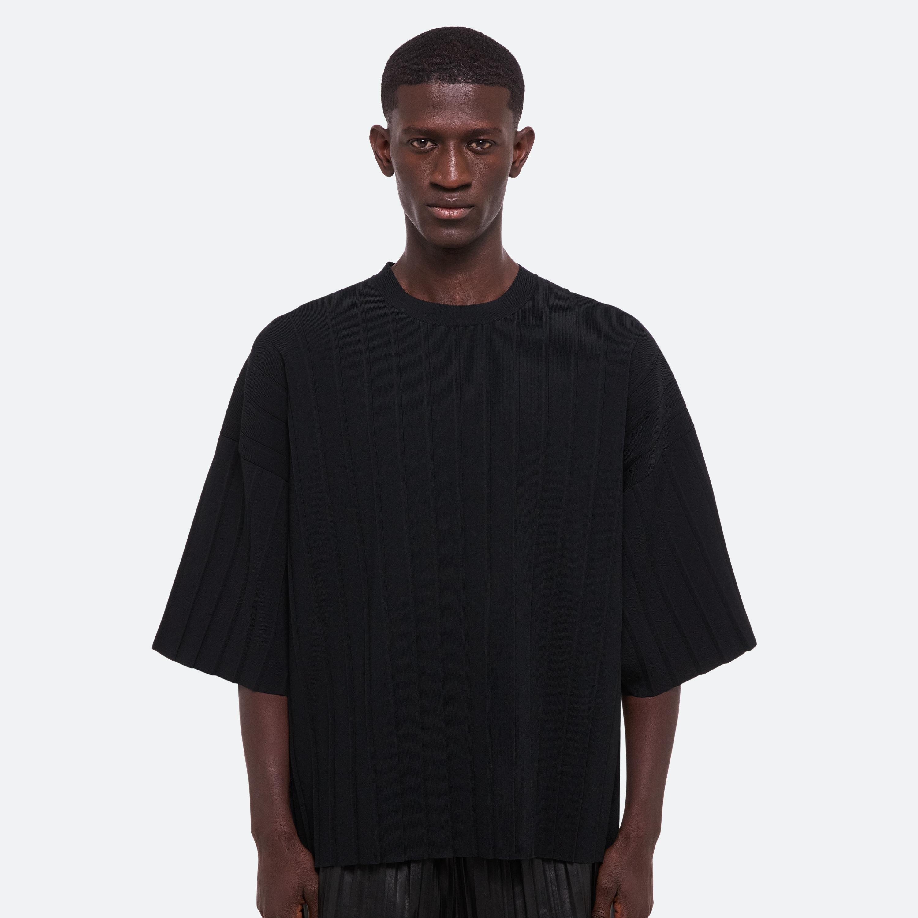 OVERSIZED PLEATED TEE - 6