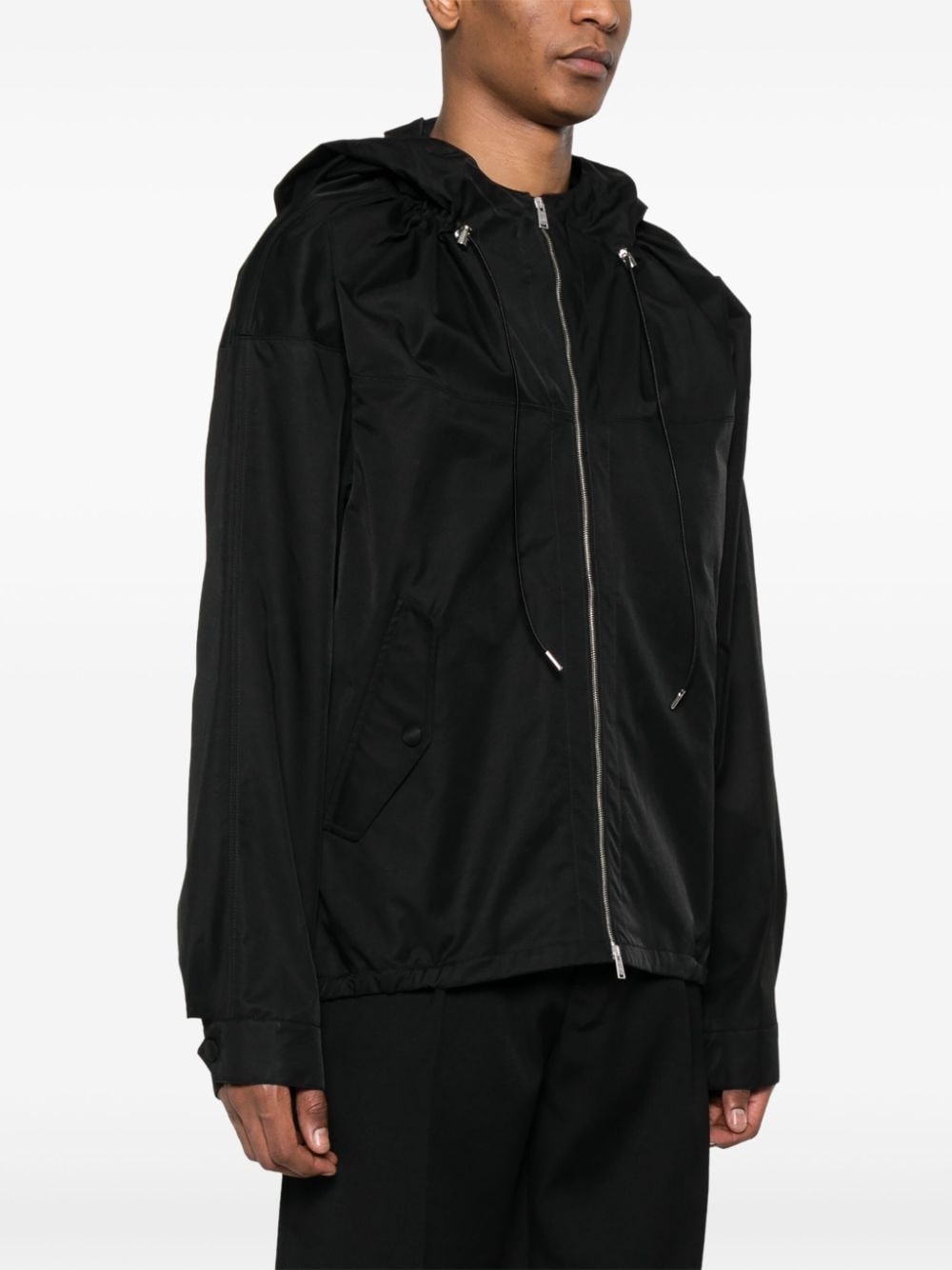zip-up hooded jacket - 3