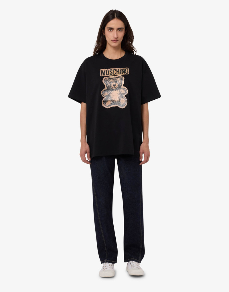 MOSCHINO TEDDY BEAR ORGANIC COTTON JERSEY T-SHIRT 3