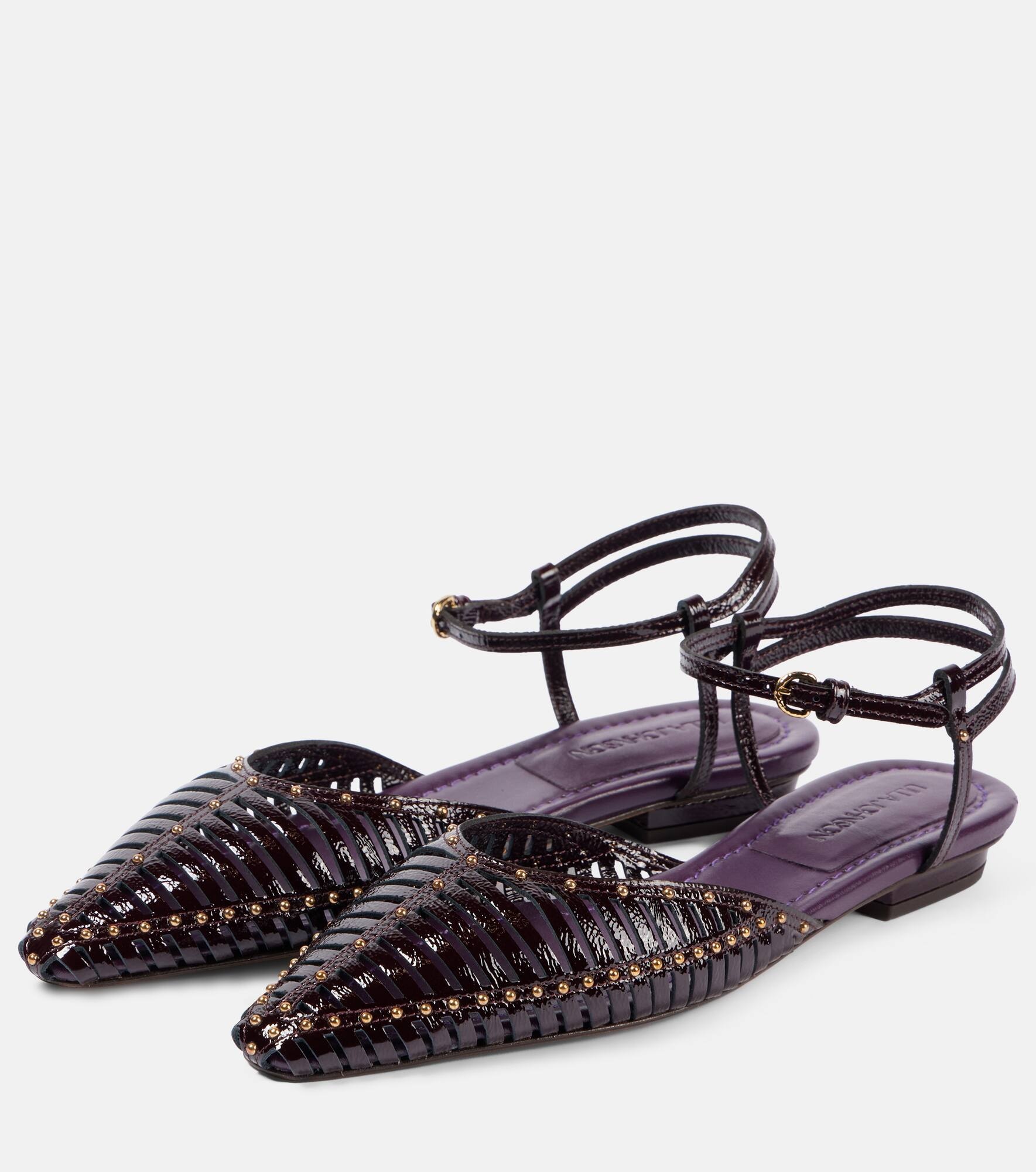 Violette patent leather flats - 4