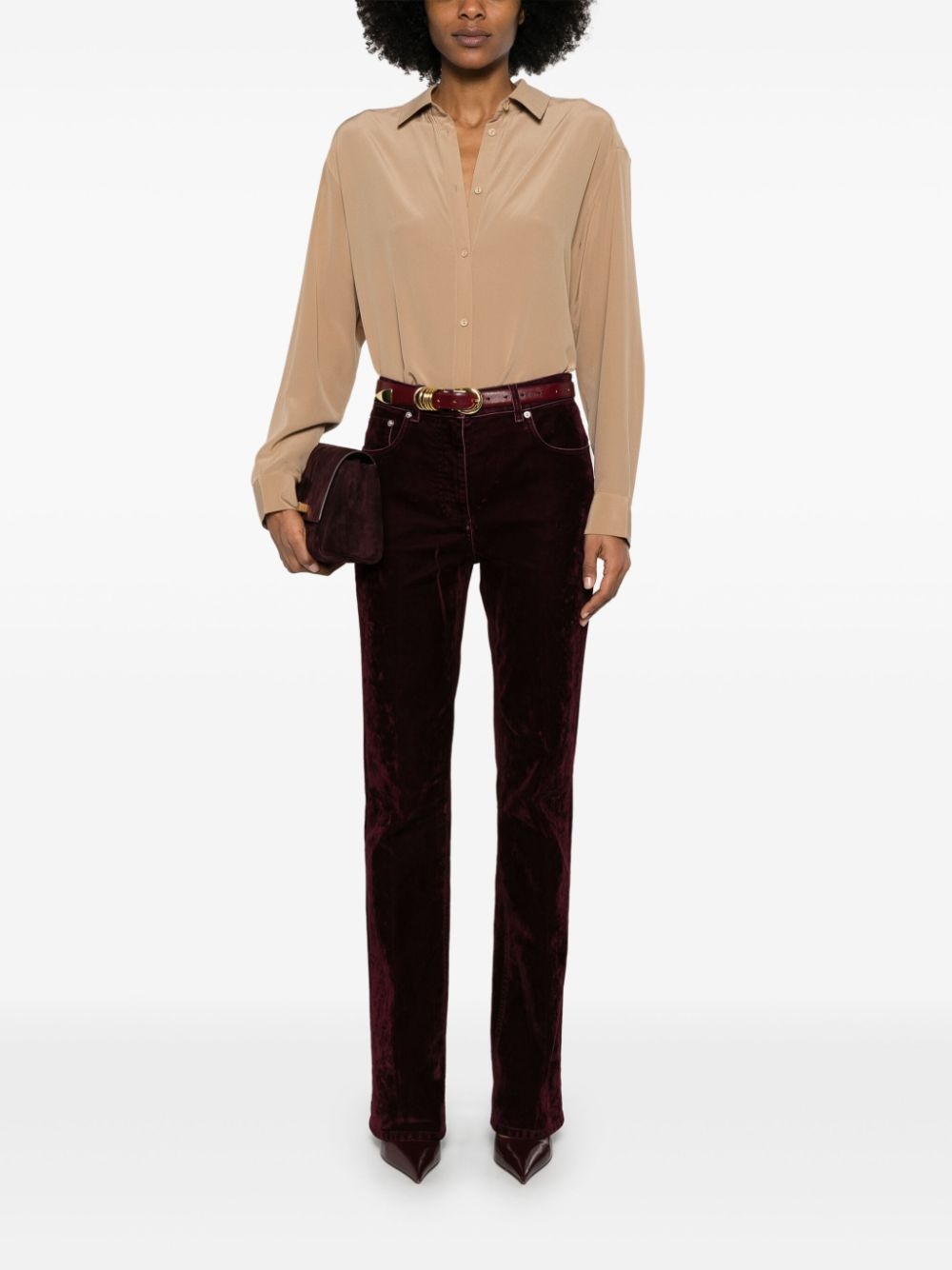velvet trousers - 2