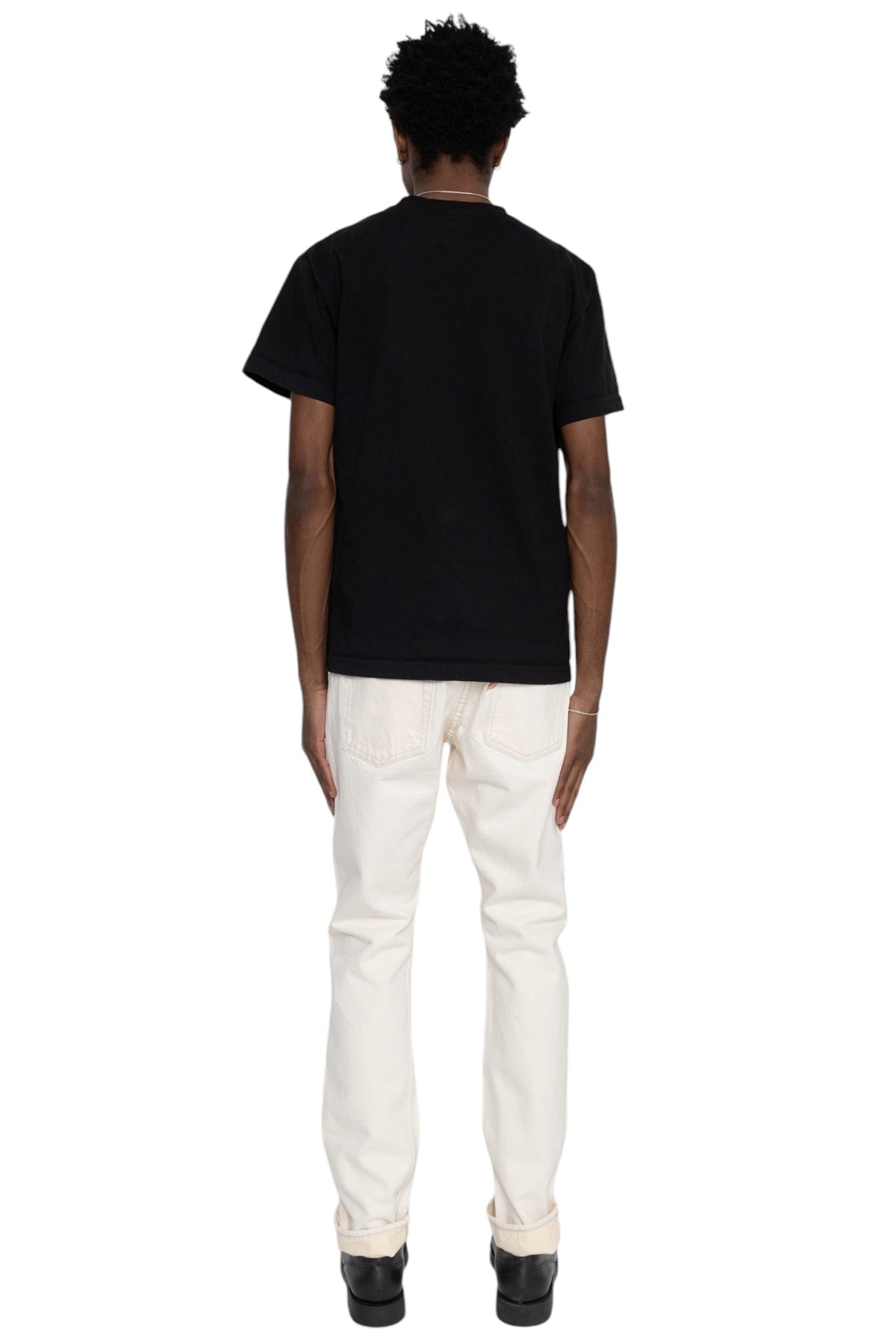 1172-2 14oz Ecru Selvedge 5 Pocket Pants Relax Tapered - 6