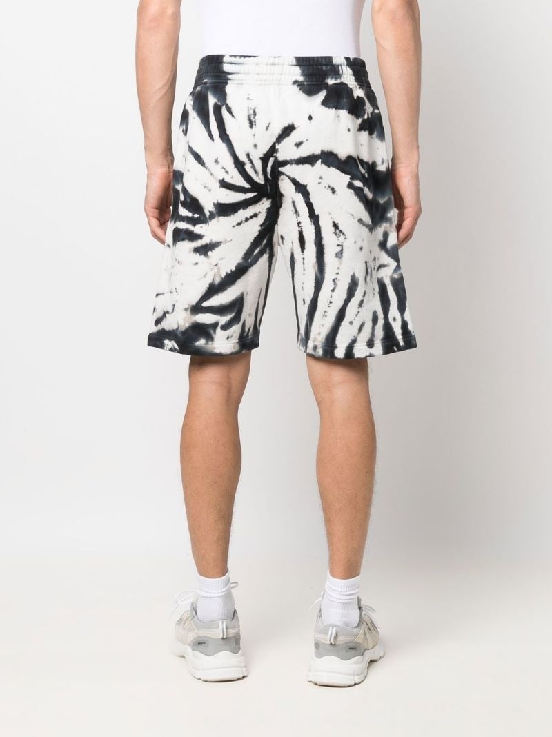 tie-dye organic-cotton shorts - 4