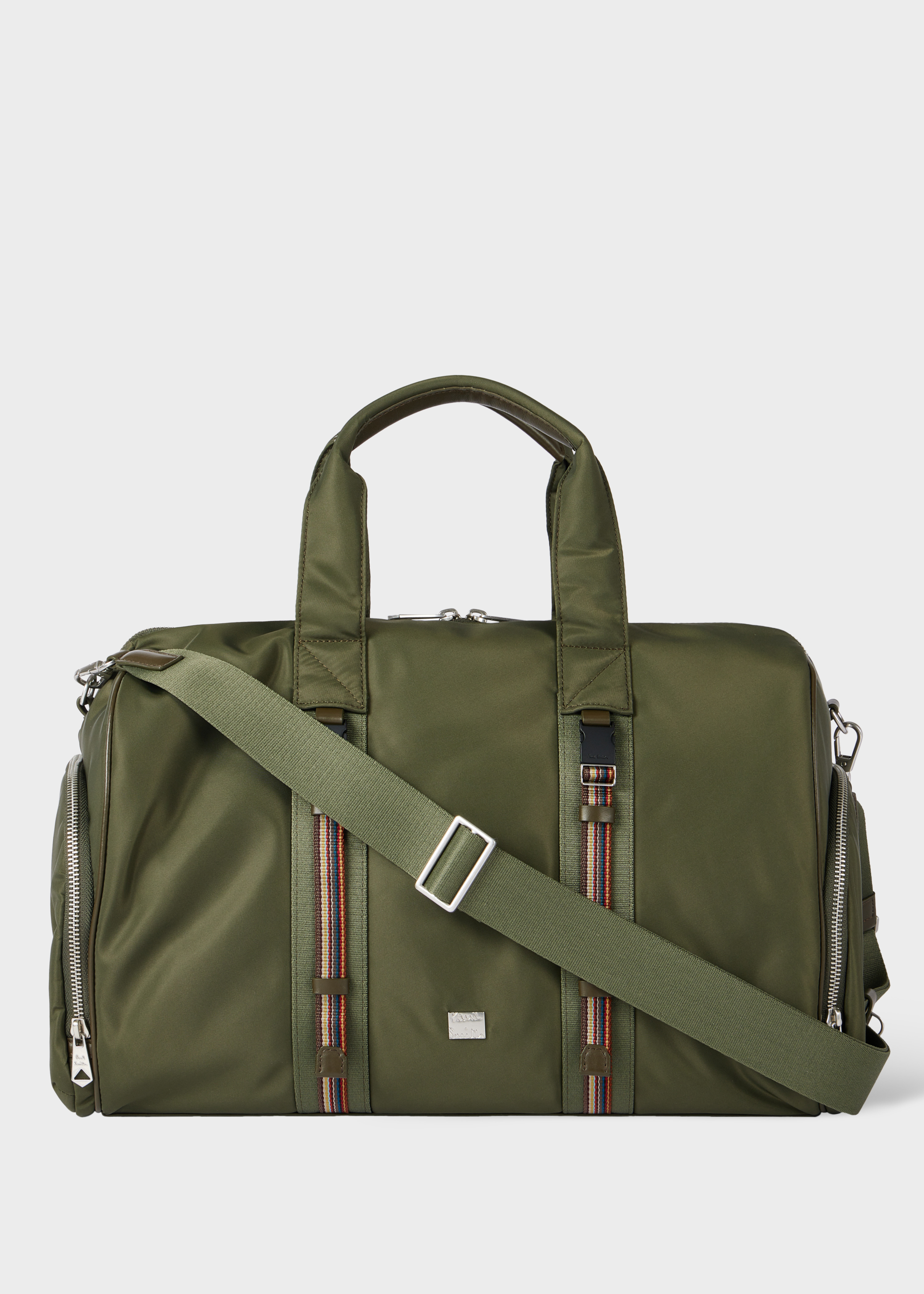 Green Recycled-Nylon Holdall - 3