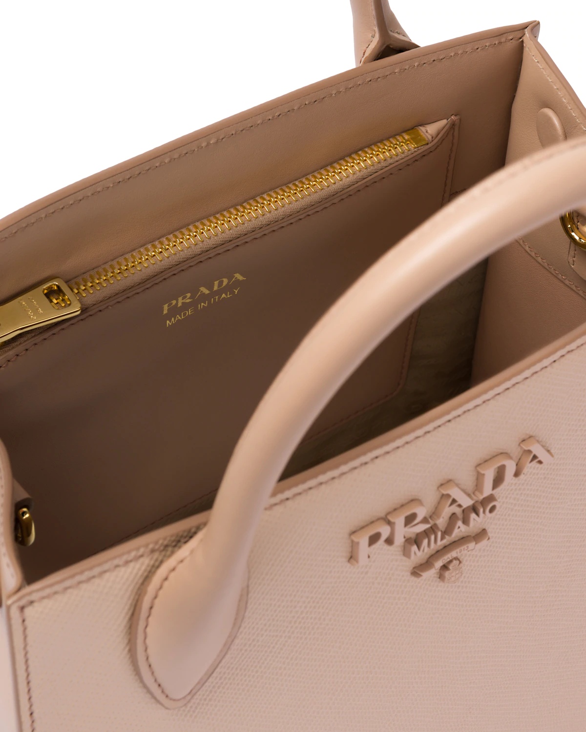 Small Saffiano Leather Prada Monochrome Bag - 5