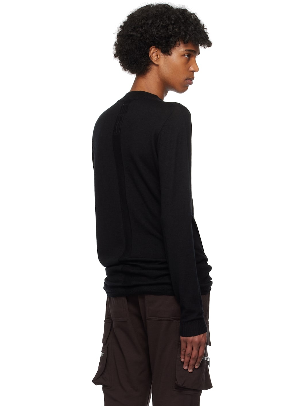 Black Hollywood Level Lupetto Sweater - 3