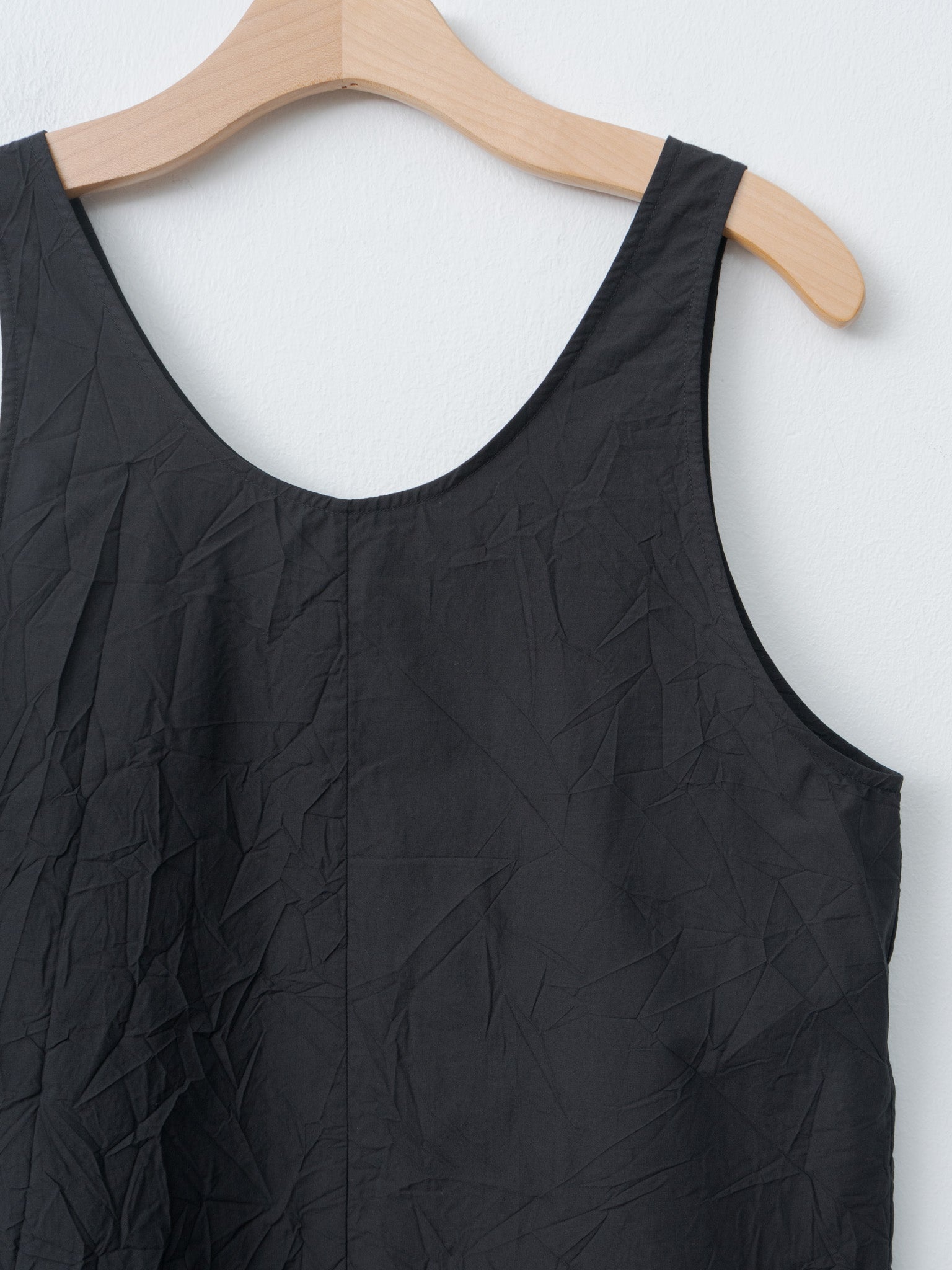 Catch Washer Cotton Tank Top Pullover - Black - 5