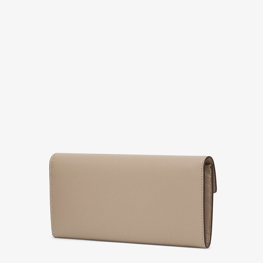 Beige leather wallet - 2