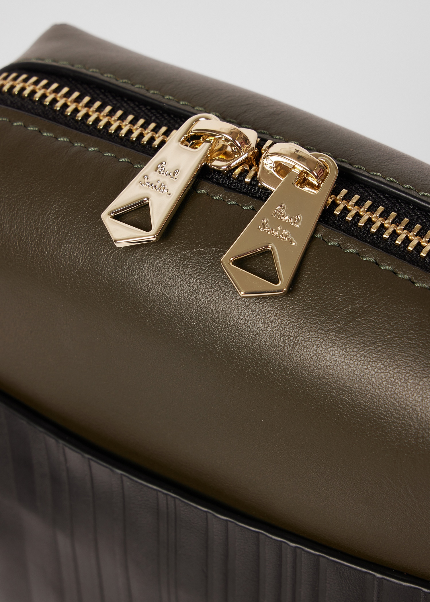 Khaki 'Shadow Stripe' Flight Bag - 6