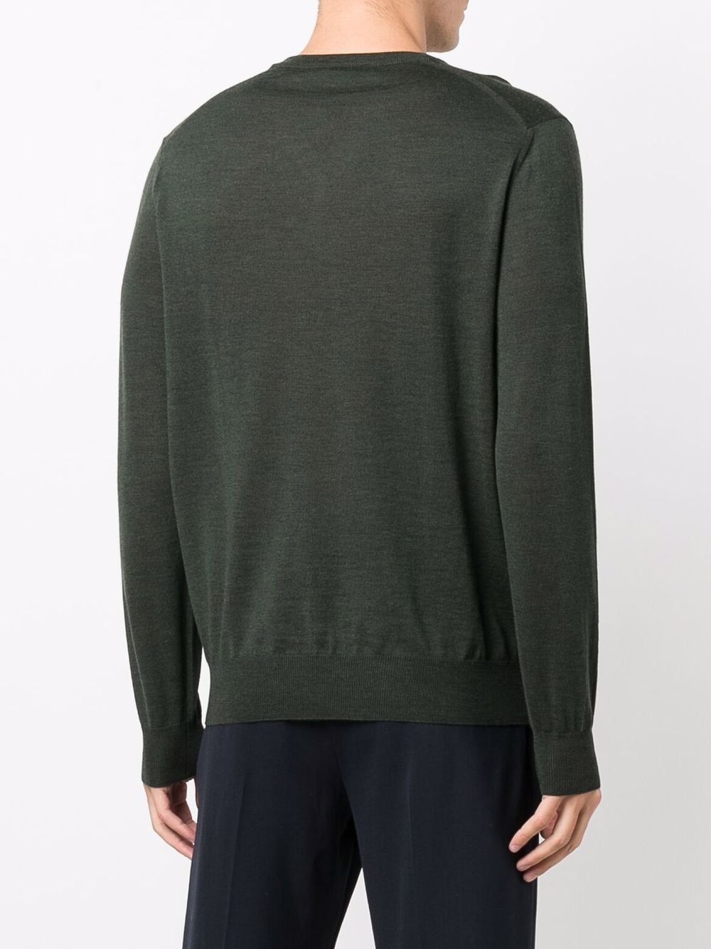 merino V-neck jumper - 4