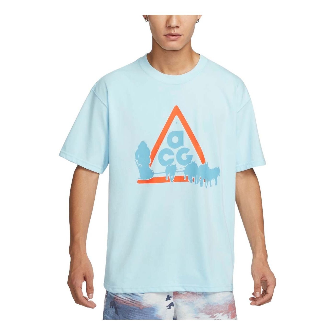 Nike ACG Dri-FIT Graphic T-Shirt Asia Sizing 'Ice Blue' FZ5278-474 - 1