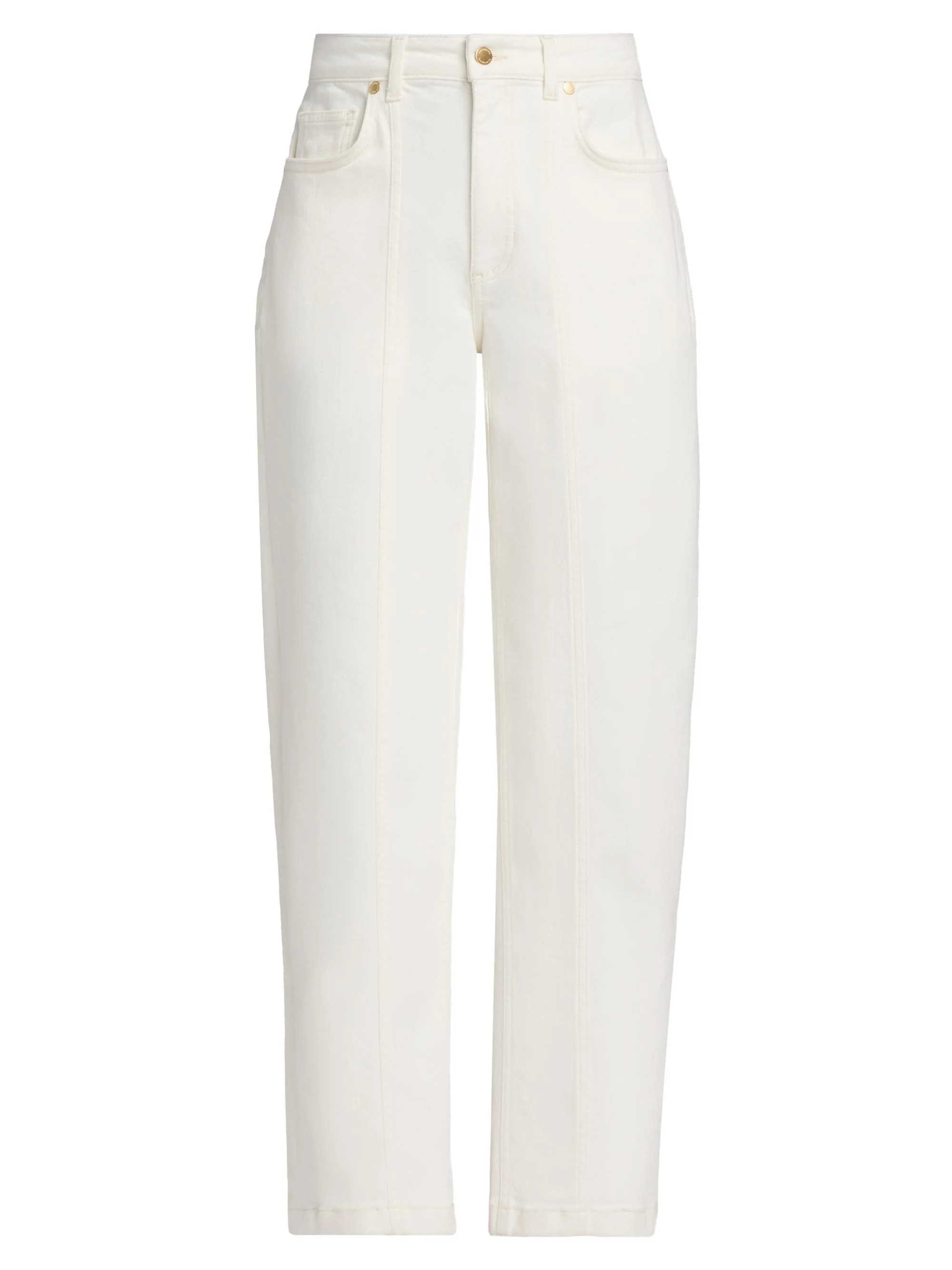 Women's Nadia Straight-Leg Jeans - White - 1