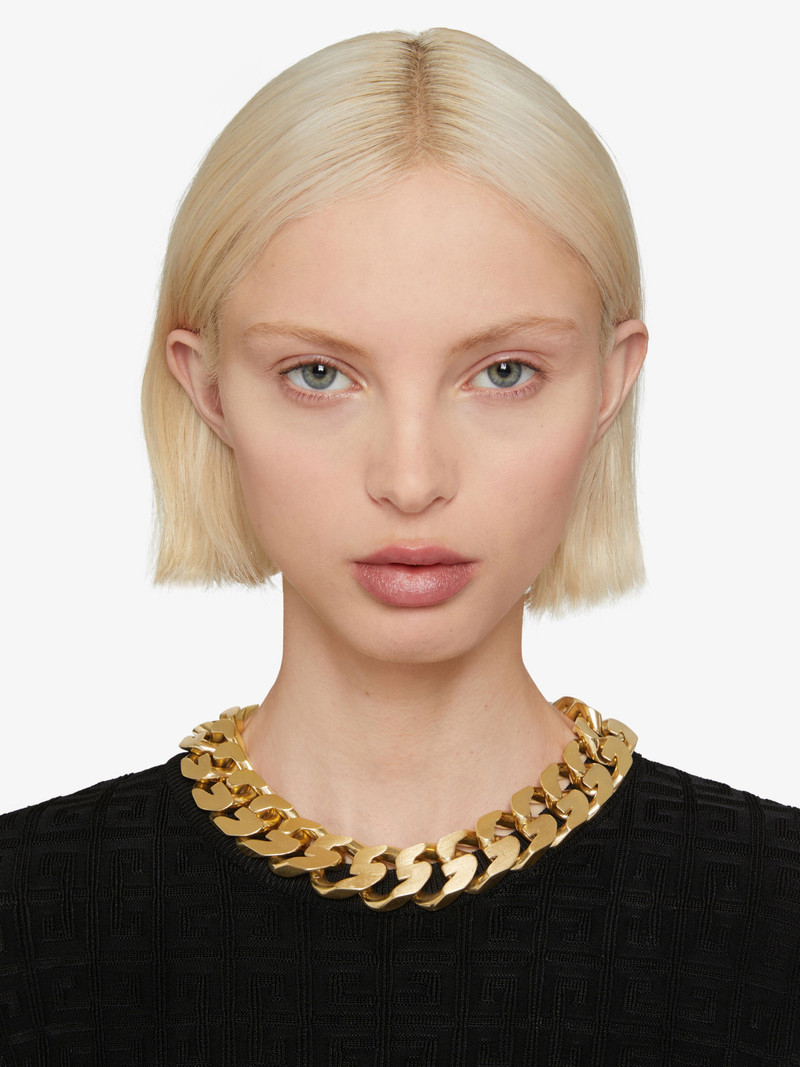 MEDIUM G CHAIN NECKLACE IN METAL 3