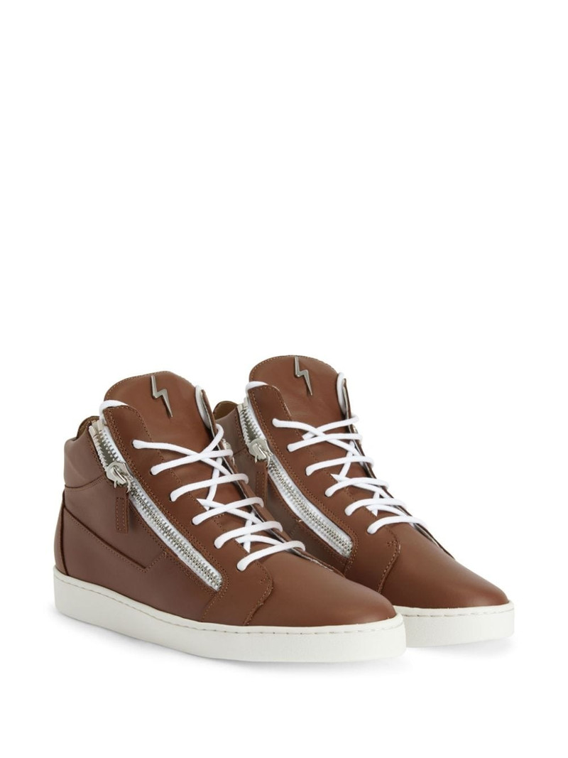 Giuseppe Zanotti Frankie logo-plaque sneakers outlook