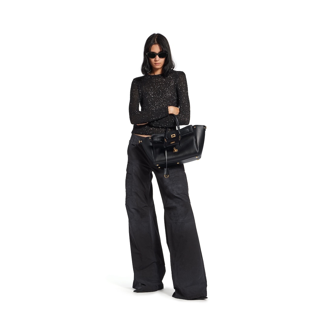 Women's Bel Air Small Carry All Bag in Black - 7