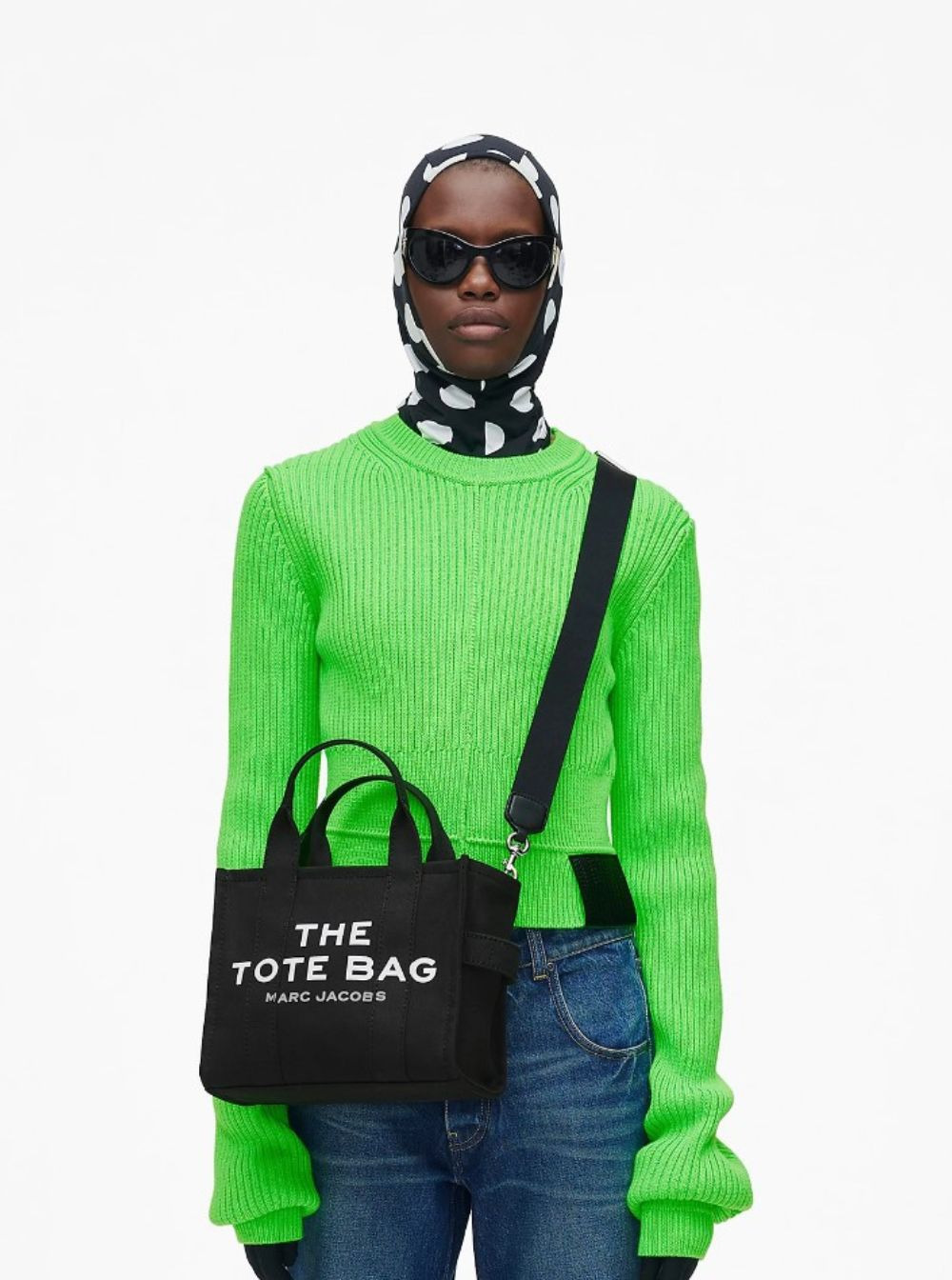 Marc Jacobs Women 'Traveler Handbag' Black Mini Tote Bag With Logo In Fabric Woman - 5