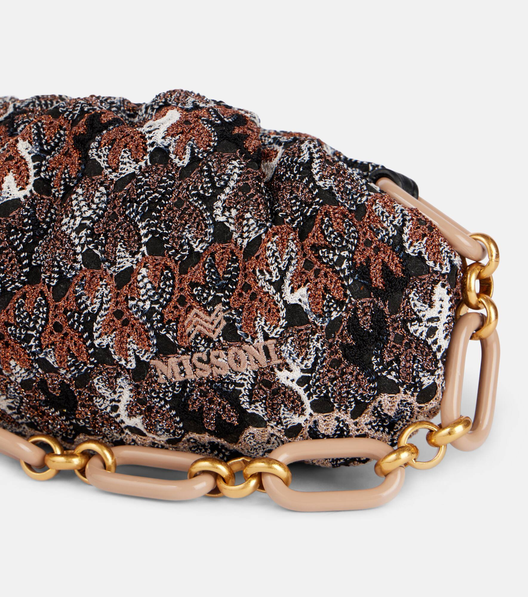 Medium beaded shoulder bag - 6