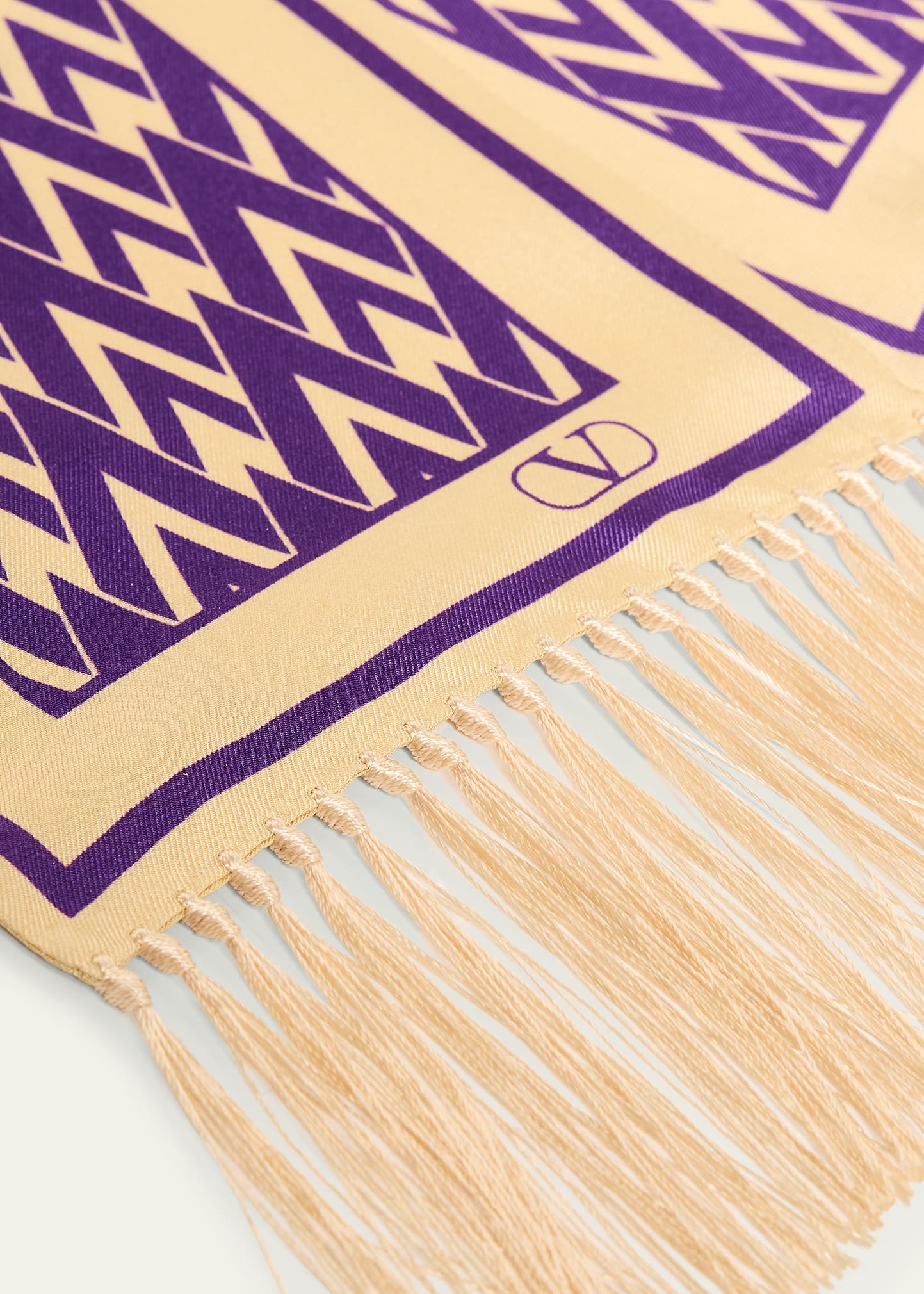 Monogram Fringe-Trim Scarf - 4