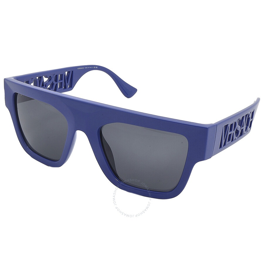 Versace Dark Grey Browline Men's Sunglasses VE4430U 529487 53 - 4